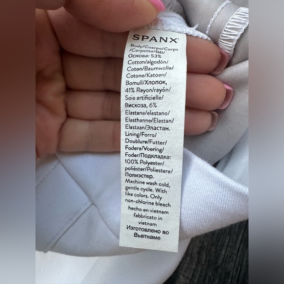 SPANX NWT Women’s On-the-Go  Straight Pant | Color: White | Sz: M - Picture 9 of 16